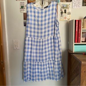 Gingham Tiered Dress